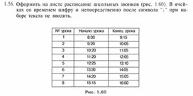 Обложка для материала Материал по информатике по Excel