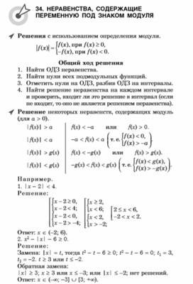 Материал по математике