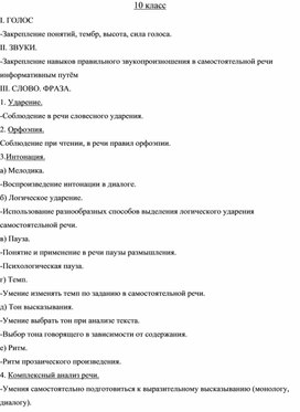 Обложка для материала Индивидуальное занятие по РСВ  и ФПСР (10-ый класс)