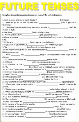 Обложка для материала Будущее время. Задания для отработки будущего времени  в английском языке