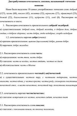 Обложка для материала Слова, называющие этические понятия