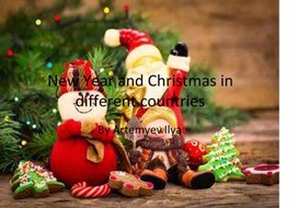 New Year and Christmas in different countries