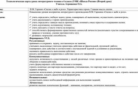Обложка для материала Технологическая  карта по литературному чтению 4 класс В.М. Гаршин "СКАЗКА О ЖАБЕ И РОЗЕ"