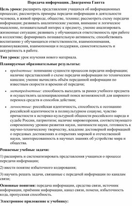 Обложка для материала Передача информации