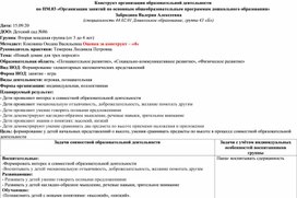 Конструкт организации образовательной деятельности «Новый домик для трех поросят»