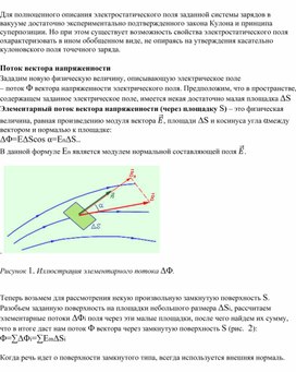 Обложка для материала 1Теорема Гаусса._Материал для Учителя