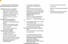 Буклет "Психологическая безопасность образовательной среды".