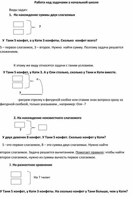 Обложка для материала Работа над задачами
