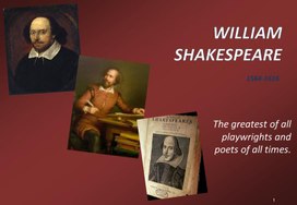 Презентация к уроку "Шекспир и его творчество"