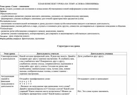 Обложка для материала конспект урока русский