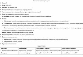 Обложка для материала Технологическая карта урока английского языка на тему «Родной город (село). (в квартире, в доме)», 5 класс