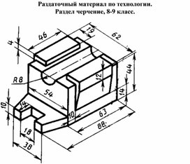 Что такое чертеж в технологии 8 класс