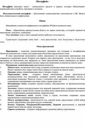 Обложка для материала Интерфейс.