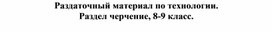 Обложка для материала Технология, раздел черчение 8-9 класс. Раздаточная карточка №46