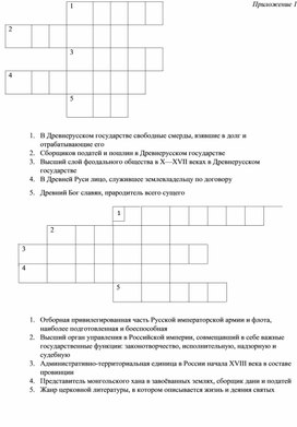 Разработка мероприятия по теме «История государства Российского»