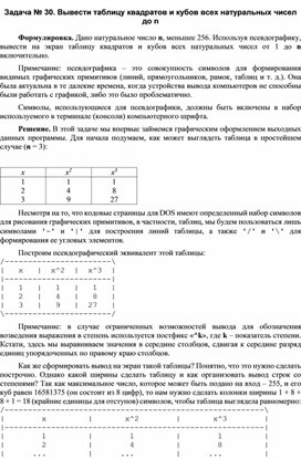 Обложка для материала к уроку информатики по программированию  решение