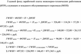 Обложка для материала Годовой фонд заработной платы инженерно-технических работников (ИТР), служащих и младшего обслуживающего персонала (МОП)