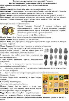 Обложка для материала Внеклассное мероприятие