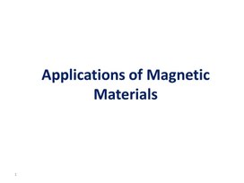 Обложка для материала PHY_10_18_V1_P_Applications of Magnetic Materials