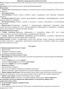 Обложка для материала Нормы словоизменения имён существительных в именительном падеже множественного числа