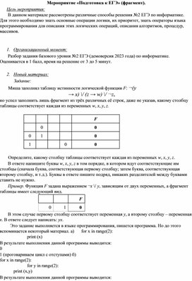 Обложка для материала занятие по теме "Основы математической логики"