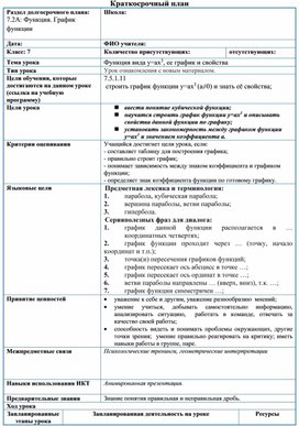 Обложка для материала Математика_7_Функции.Графики функций_функция ах^3_план урока
