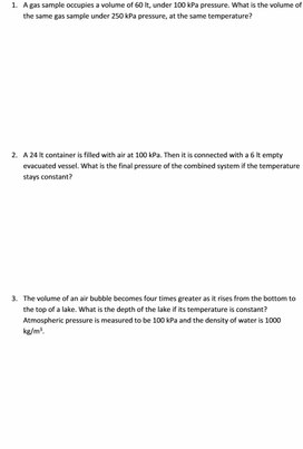 Обложка для материала Worksheet-Boyles Law