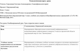 Урок окружающего мира с презентацией на тему "Заповедники. Керженский заповедник" (3 класс)