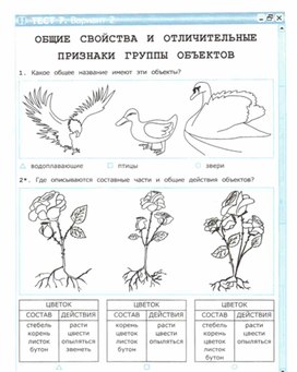 Обложка для материала тест по информатике для  4 кл