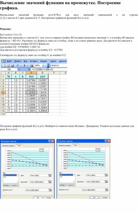 Обложка для материала Электронная таблица Microsoft Excel