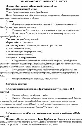Обложка для материала Природные памятники Оренбуржья
