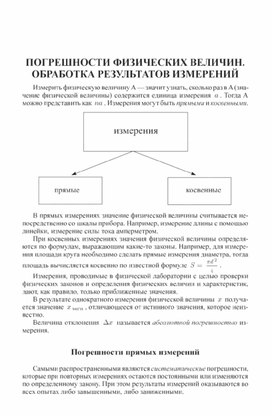 Обложка для материала Практическая работа по физике