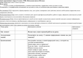 Конспект урока. Окружающий мир. 4 класс УМК " Начальная школа XXI века. Тема : Природные зоны России . Степь и пустыня