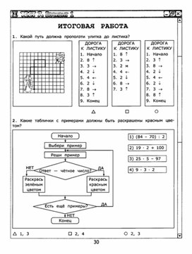 Обложка для материала Тест по информатике для 3 класса