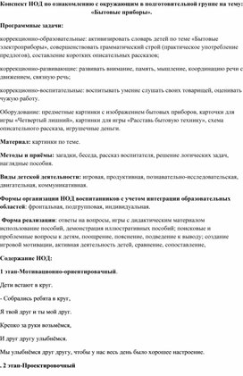 Обложка для материала Конспект НОД по ознакомлению с окружающим миром «Весна»