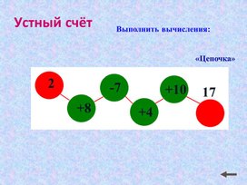 Открытый урок по математике