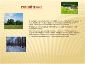 Исследовательская работа "445 лет со дня образования города Кокшайск"