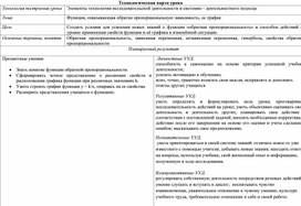 Обложка для материала Конспект урока алгебры "Функция, описывающая обратно пропорциональную зависимость, ее график"