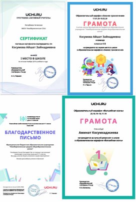 Обложка для материала Участие в образовательном марафоне "Волшебная осень"
