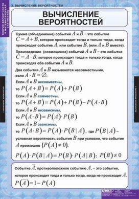 Обложка для материала вычисление вероятности