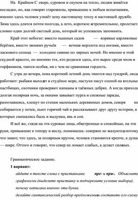 Обложка для материала Диктант с грамматическим заданием. 10-11 класс