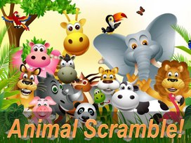 Презентация по английскому языку: "Animal scramble!"