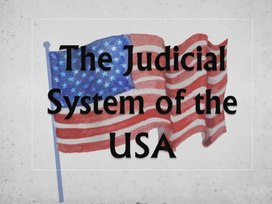 Обложка для материала The Judicial System of the USA