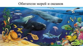 Обложка для материала Обитатели морей и океанов
