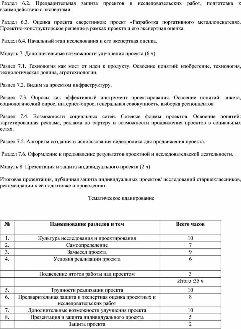 План работы в индивидуальном проекте