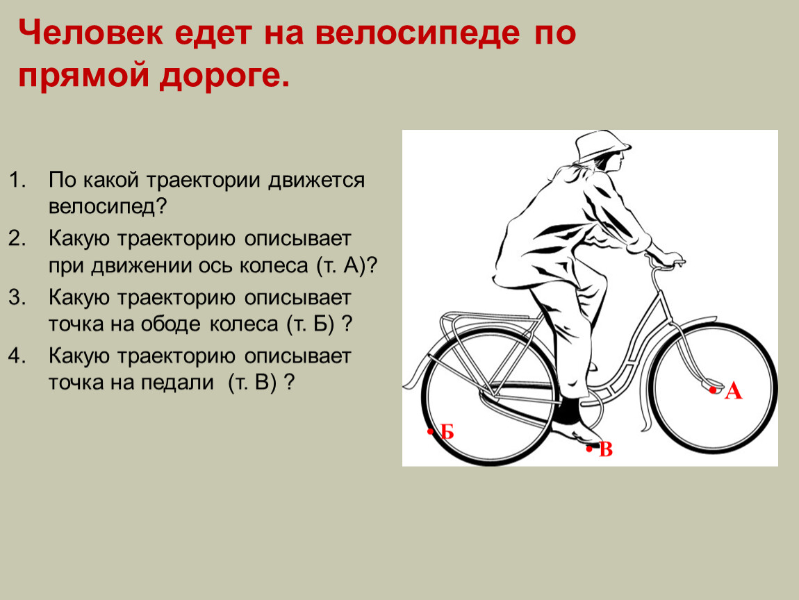 Жил на свете маленький велосипед впр. Траектория движения велосипеда. Силы действующие на велосипед с велосипедистом. Велосипедист едет по прямой. Колесо велосипеда в движении.