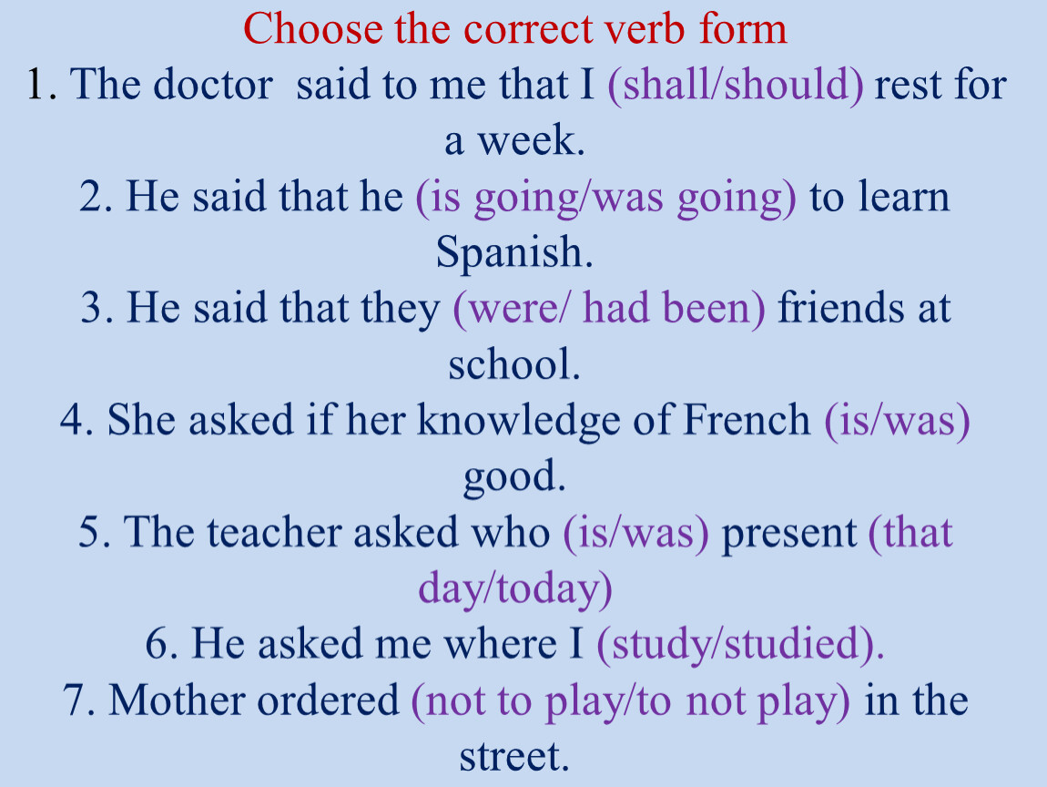 Choose the correct endings. Косвенная речь 8 класс презентация. Косвенная речь в английском языке упражнения. Косвенная речь exercises. Косвенная речь упражнения 8 класс.