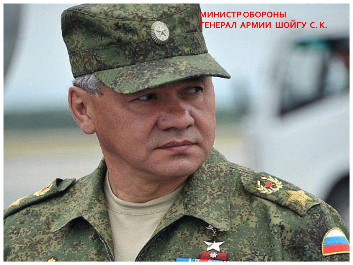 Кого хотят поставить вместо шойгу. Министр обороны РФ Шойгу.