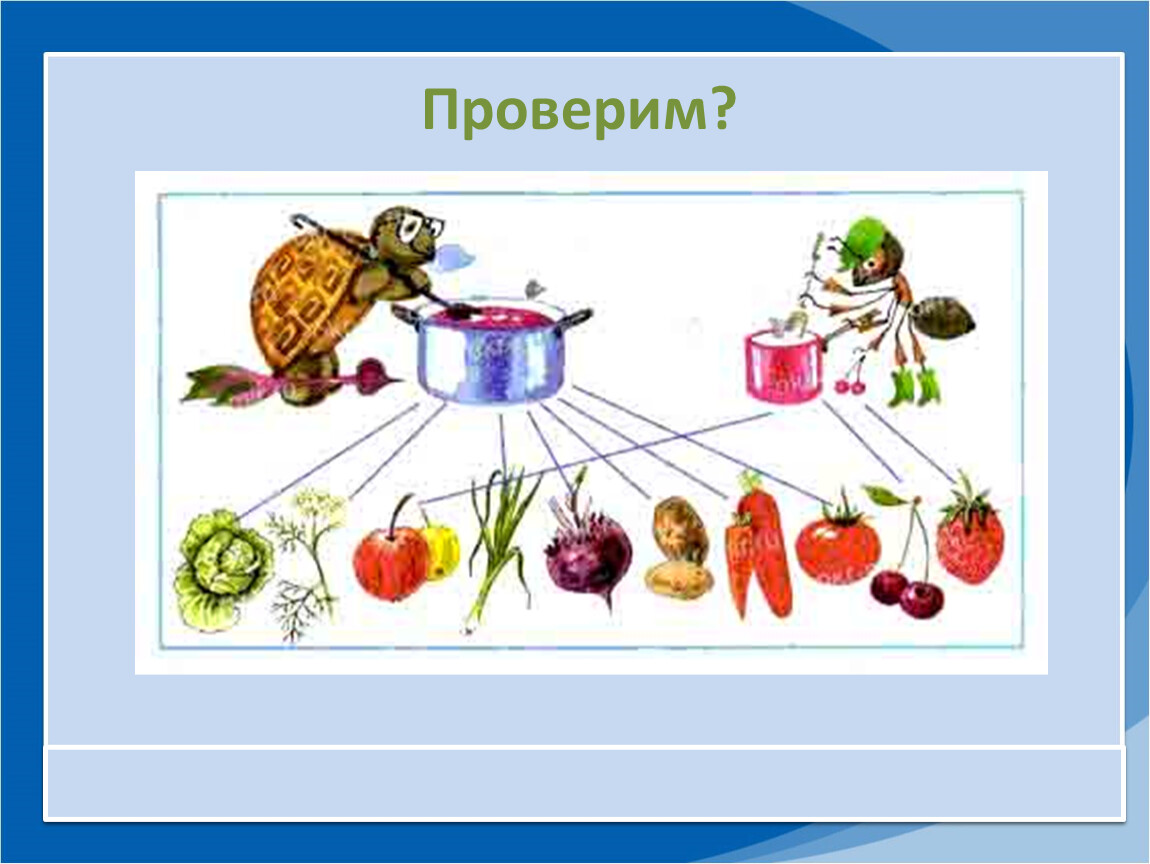 Презентация почему нужно есть много овощей и фруктов презентация 1 класс окружающий мир плешаков