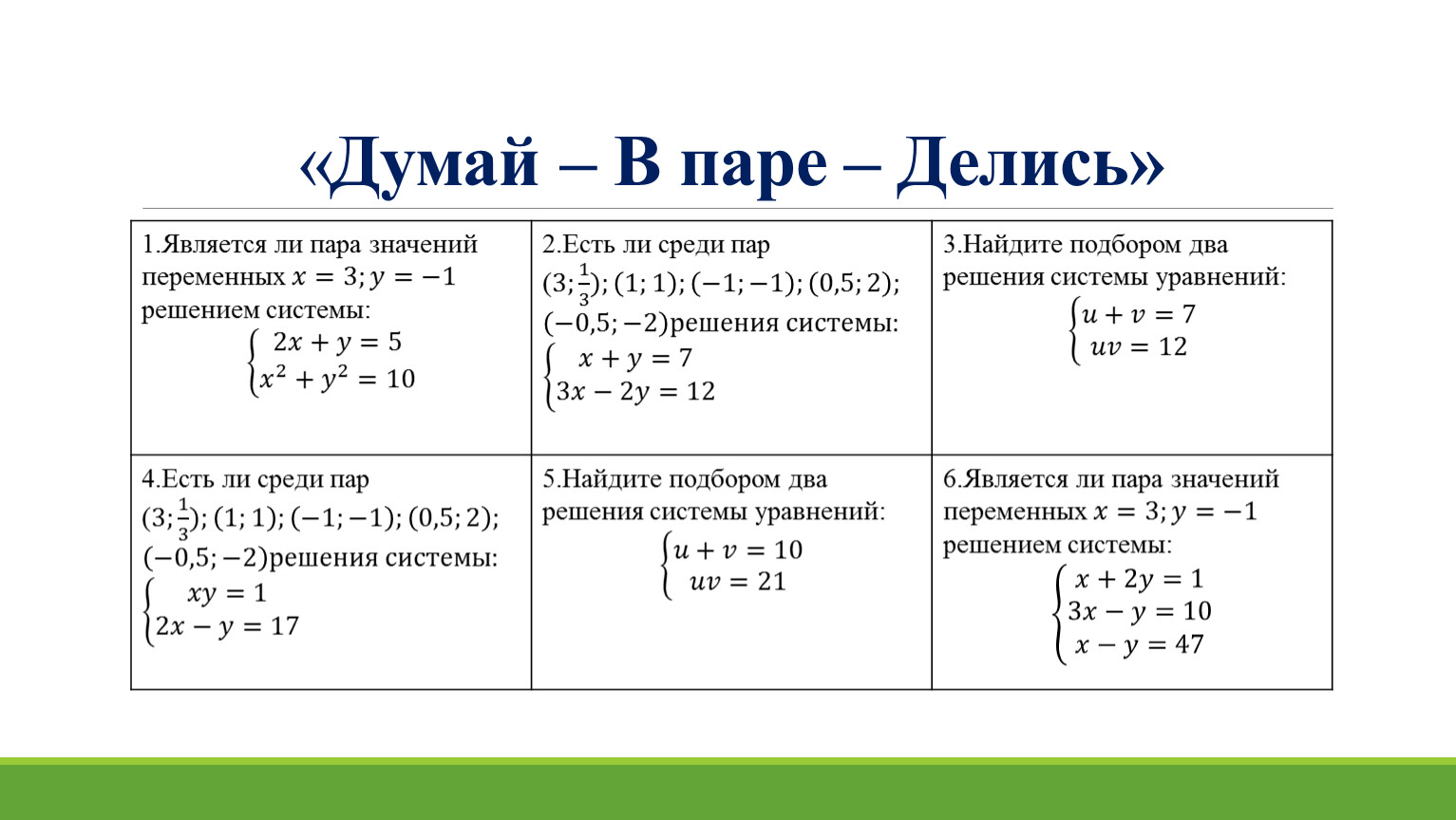 Среди данных пар. Запиши три пары значений переменных объяснение. Что значит запиши две пары значений переменных. Даны пары значений переменных x и y 0 2 2 1 1 0 -2 1. Пары значений переменных х и у указаны в таблице 2x+y -5.